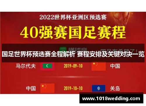 国足世界杯预选赛全程解析 赛程安排及关键对决一览
