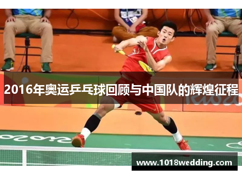2016年奥运乒乓球回顾与中国队的辉煌征程